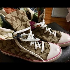 Coach Converse Tennis Shoes size 7-1/2